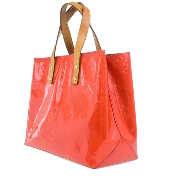 LOUIS VUITTON Read PM Hand Bag Monogram Vernis Patent Leather Red M91088 31YH134 - Picture 2 of 15